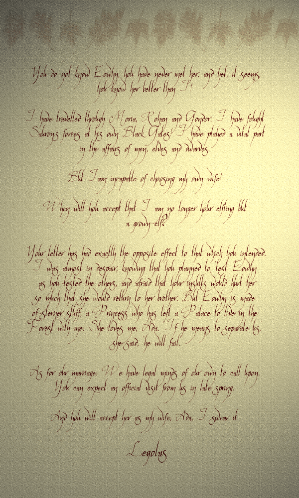 leggy's letter